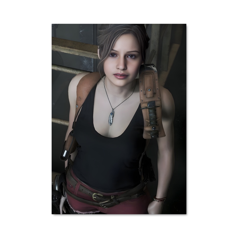 Poster Claire Redfield – affiche Resident Evil